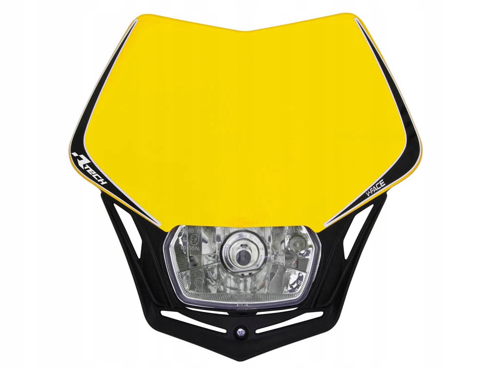 Racetech (rtech) Predná Lampa V-face Farba Žltá/čierna