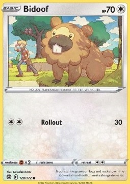 

Brilliant Stars 120/172 Bidoof