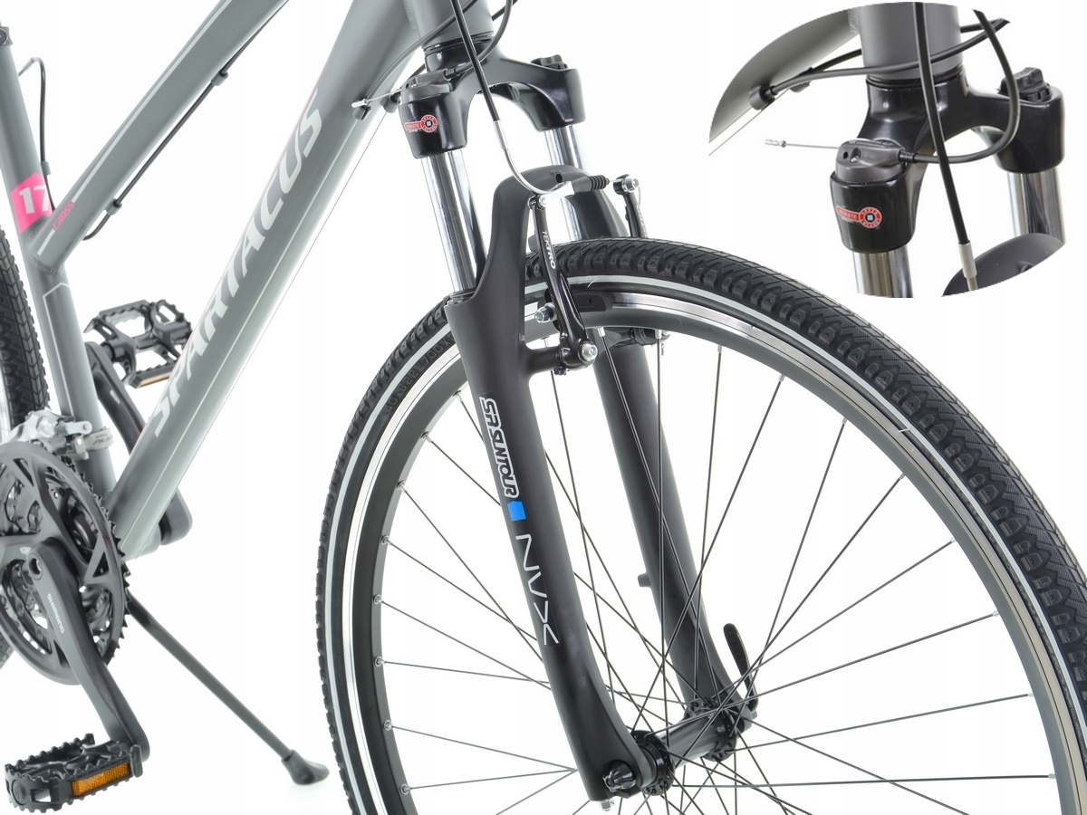 ROWER SPARTACUS CROSS 4.0 ALIVIO BLOKADA SKOKU Rozmiar ramy 19 cali