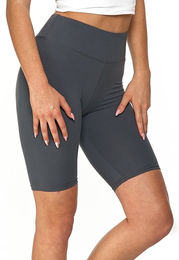 

Kolarki Leginsy Spodenki Krótkie Sport szare L XL