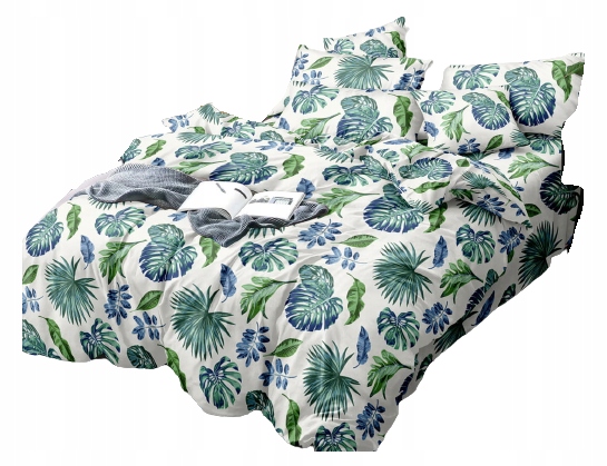 

Komplet Pościeli 200x220 Liście Monstera Rośliny