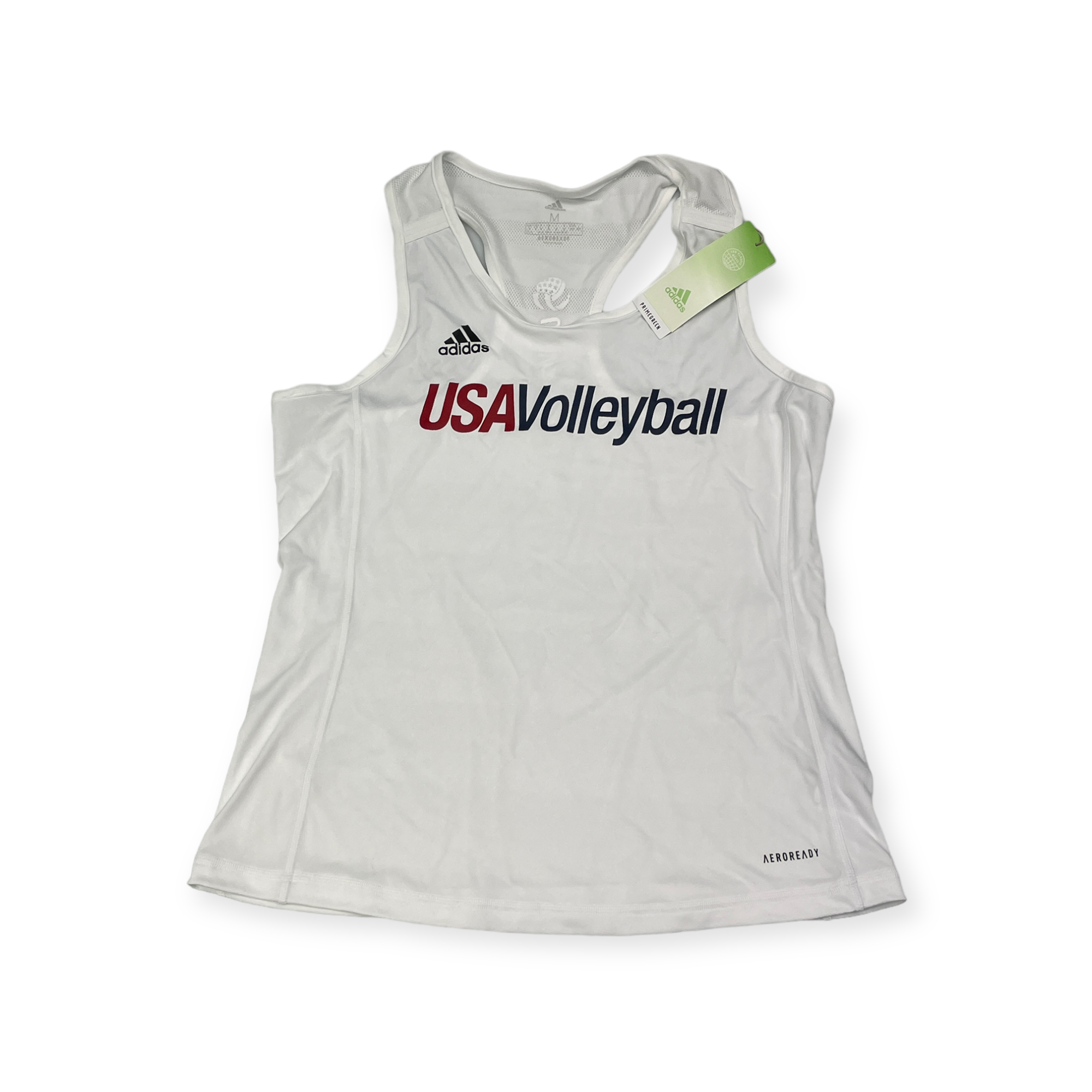 Koszulka bokserka biała Usa Adidas Volleyball M