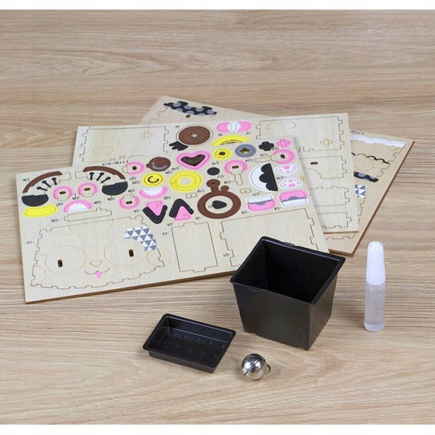 PUZZLE KOTEK DONICZKA 3D DLA DZIECKA CREATIVE Bohater brak