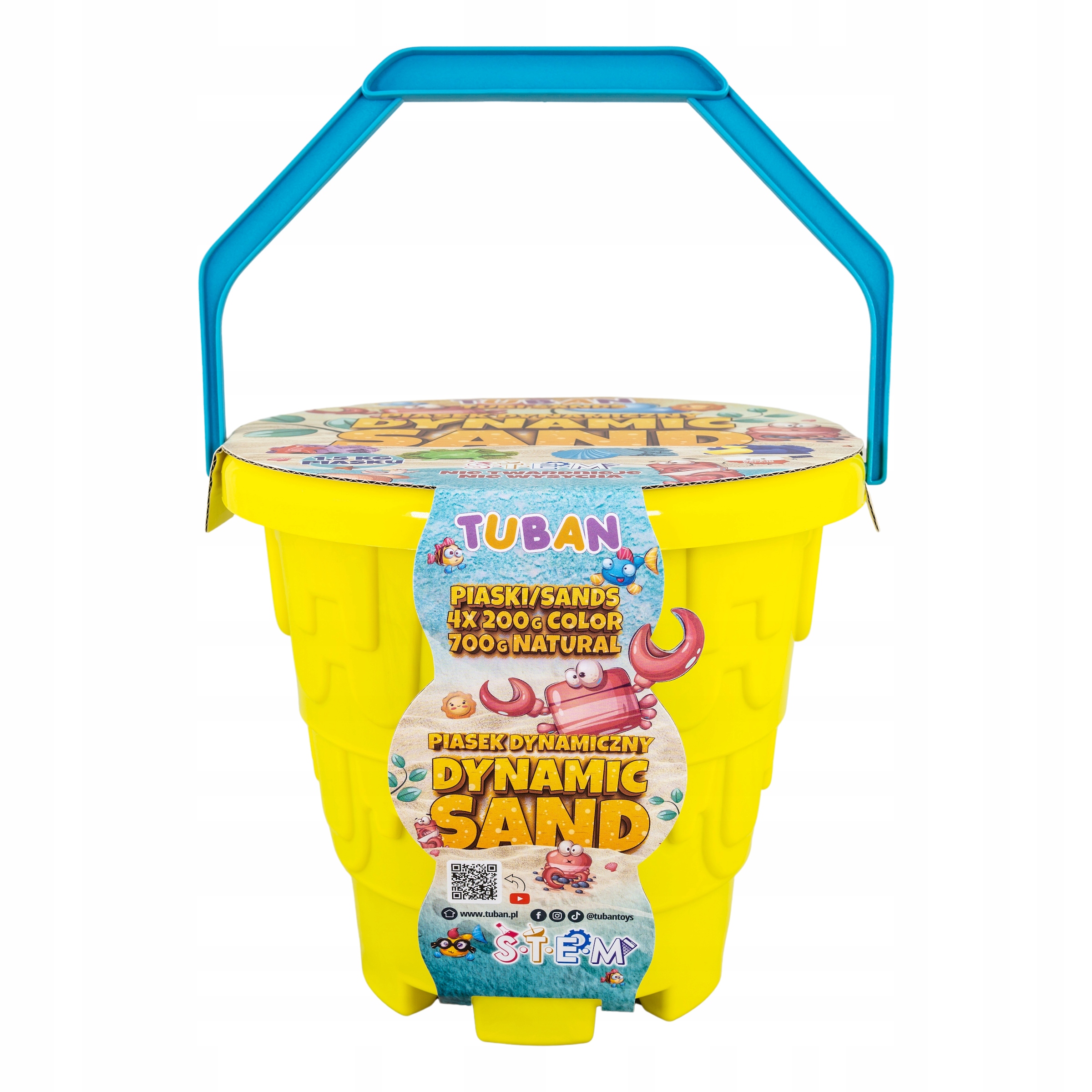 

Piasek dynamiczny magiczny 1,7kg 5 kol foremki
