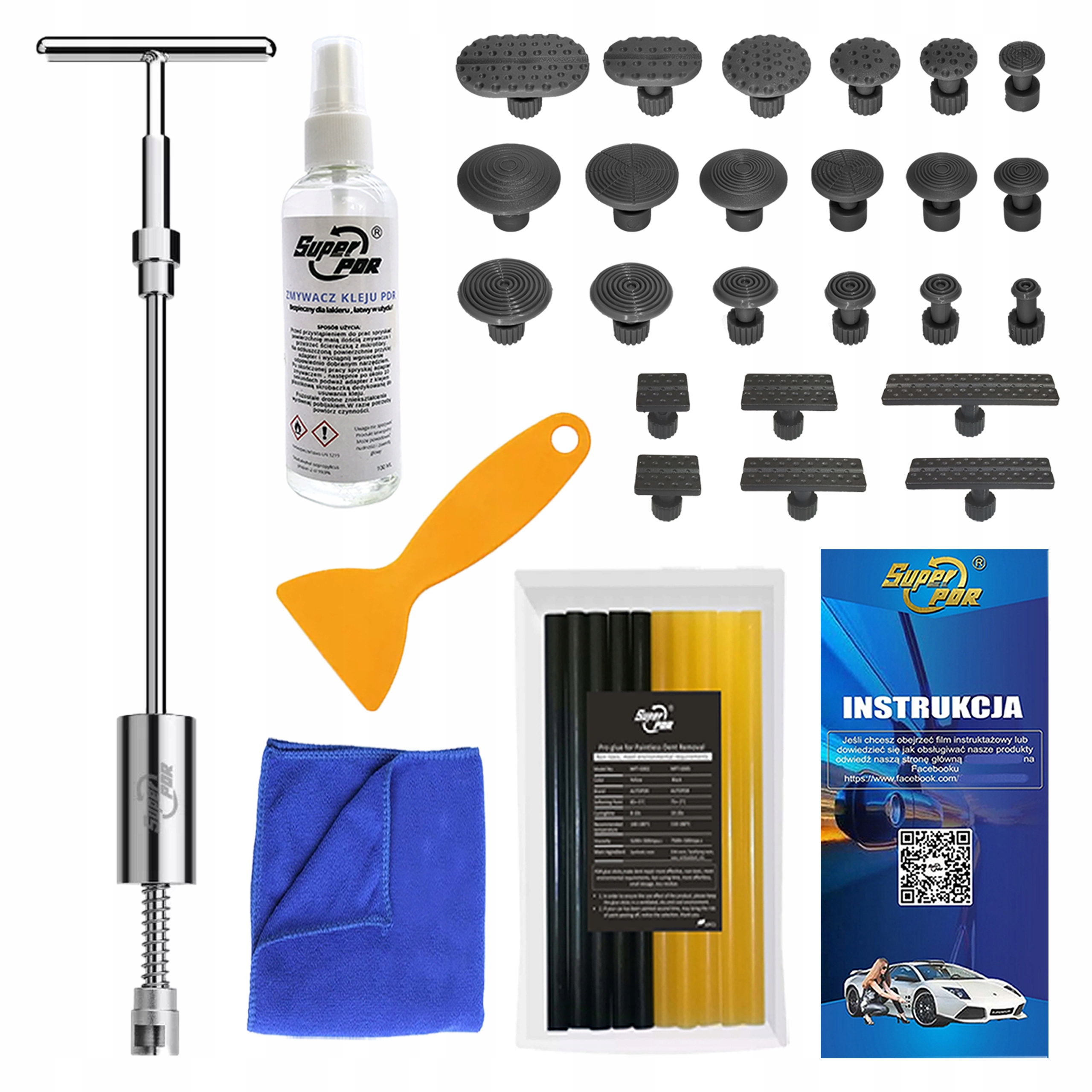 Setrvačné kladivo pdr Odstraňování promáčklin Vytahování Promáčklin Sada pdr