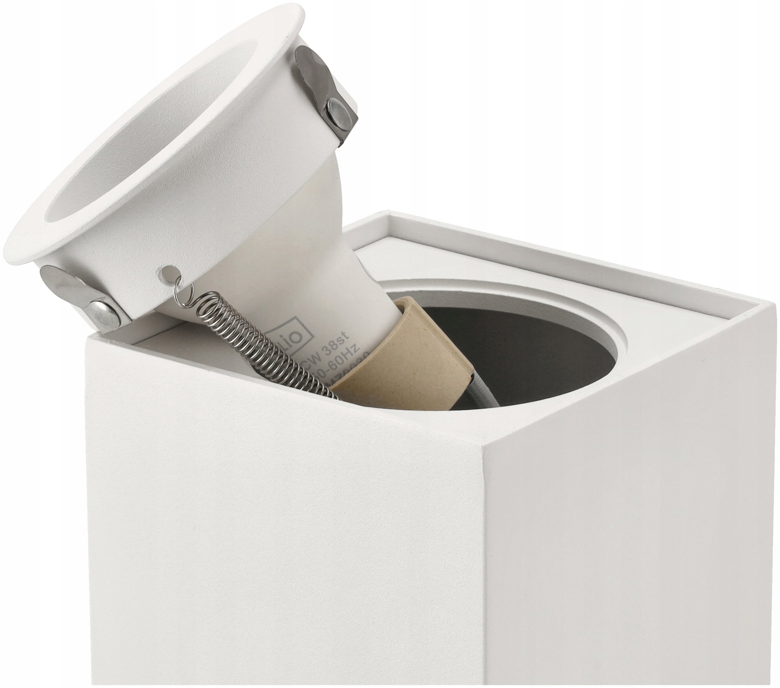 OPRAWA NATYNKOWA LED STAŁA HALOGENOWA TUBA GU10 Biała Rodzaj gwintu GU10