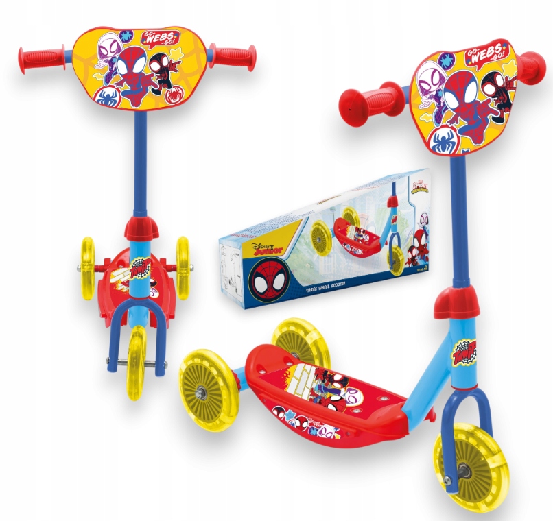 Hulajnoga trzykołowa Spidey Spiderman dla dzieci do 20 kg 120mm