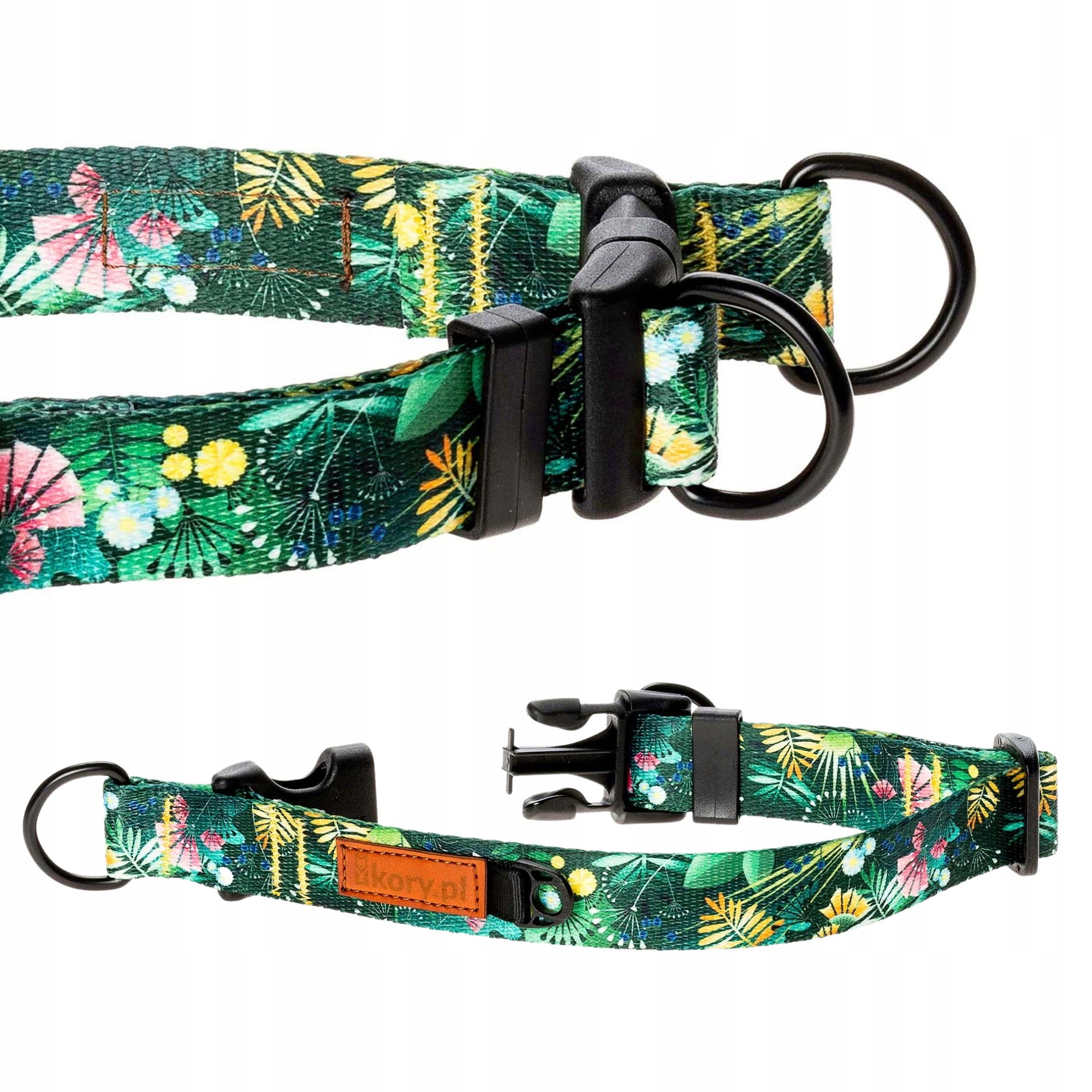 Levně Obojek s dvojitým zapínáním Pro Obrovského Psa doga vlkodav XL 30 mm Ukory