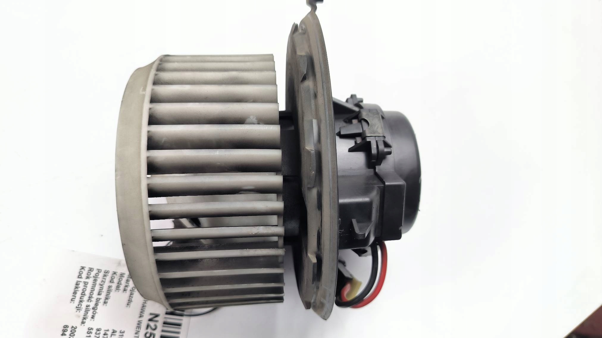 heating fan cab 01580 ALFA ROMEO 147