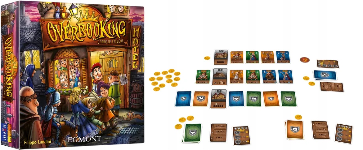 Overbooking. Brakuje łóżek Gra Planszowa Dla Dziecka 8 Lat Planszówka