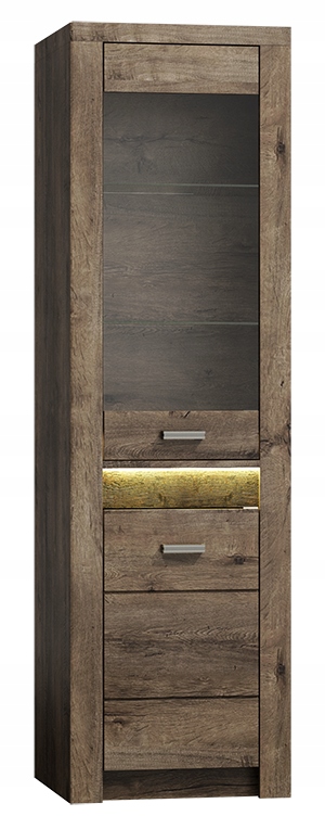 Witryna narożna I-23 Indianapolis Jesion Ciemny