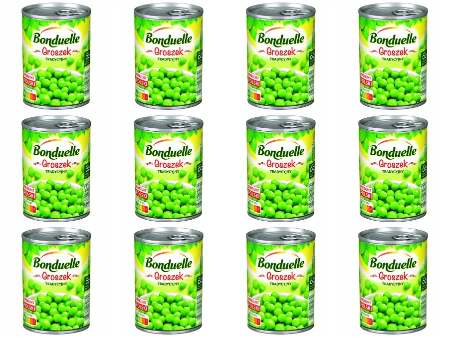 Levně 12 x 400 g Bonduelle Konzervovaný hrášek tradiční Svařovací