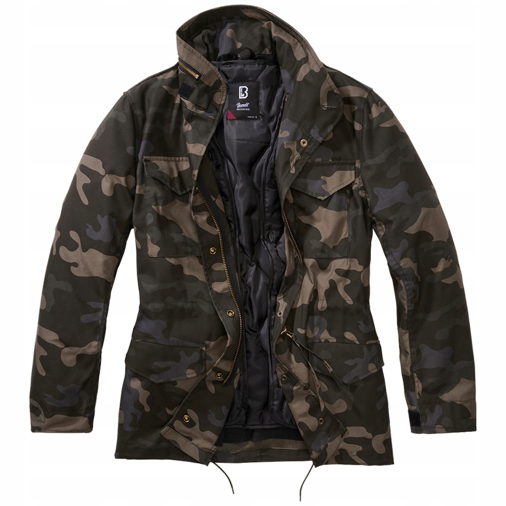 Dámská bunda maskáčový Brandit M65 Standard Dark Camo S