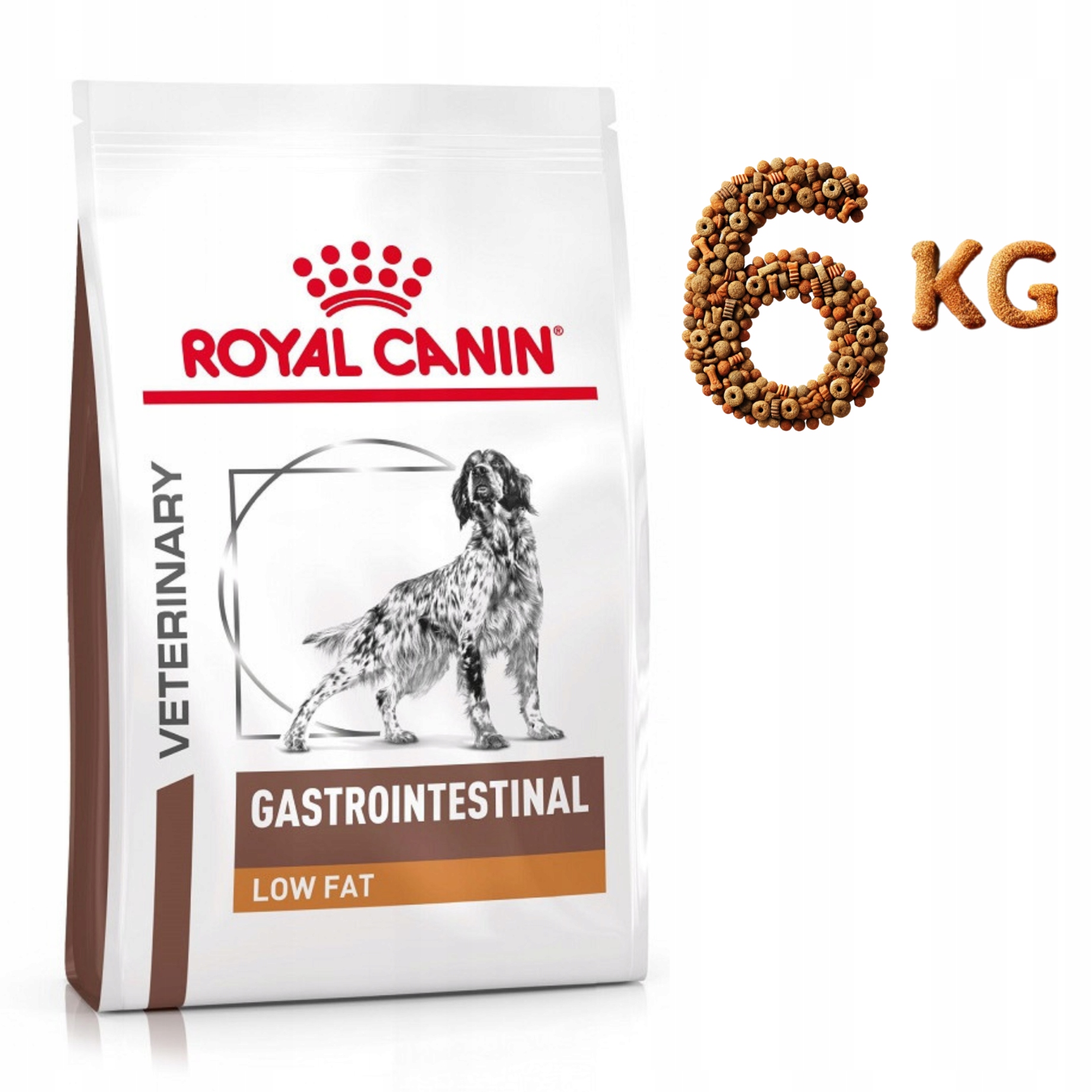 Sucha Karma dla Psa Royal Canin Gastro Intestinal Lf Low Fat, 6 kg