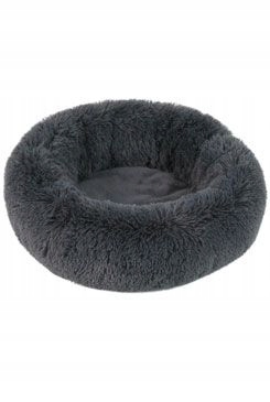 Pelech kulatý Adele s dlouhým vlasem 50cm šedá