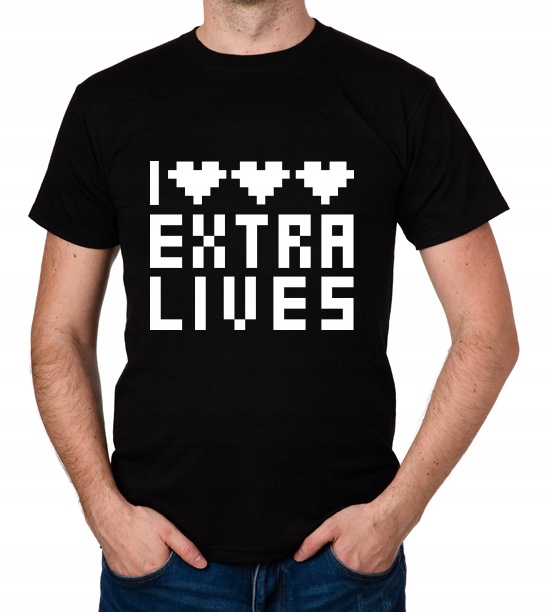 

koszulka I Love Extra Lives prezent