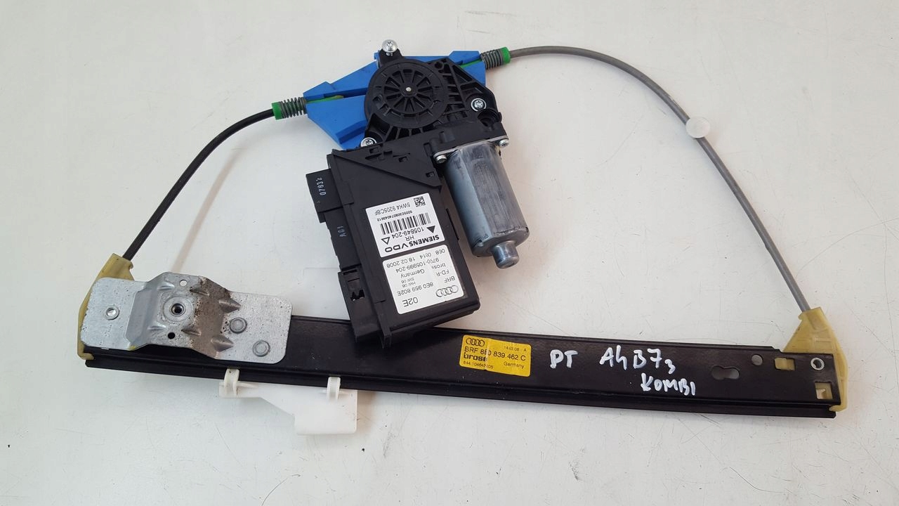 window regulator right rear part Audi A4 B7 2,0 TDI
