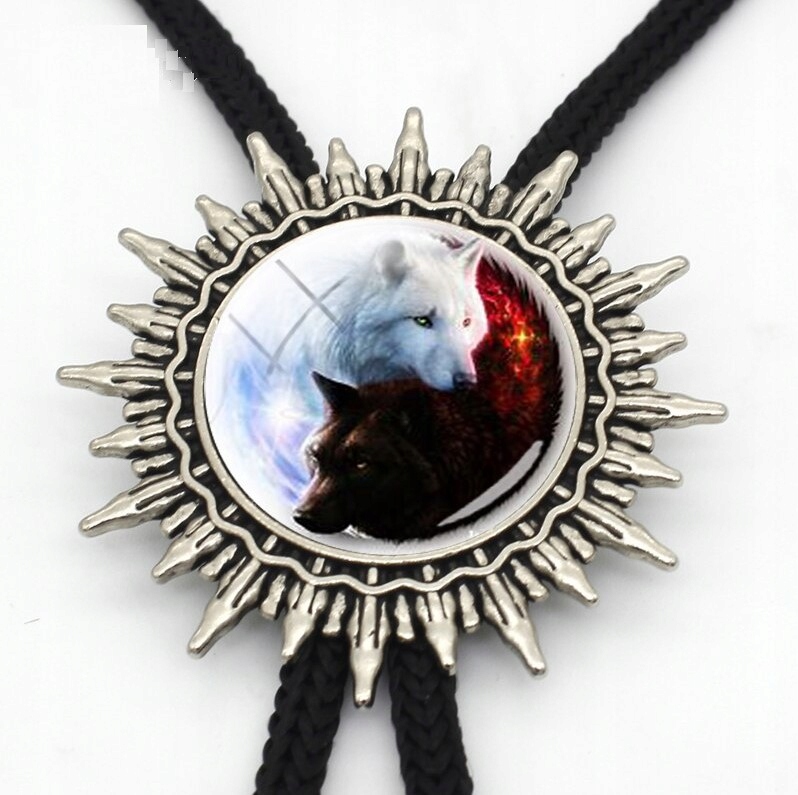 

Bolo kowbojski krawat , Yin Yang Wilki