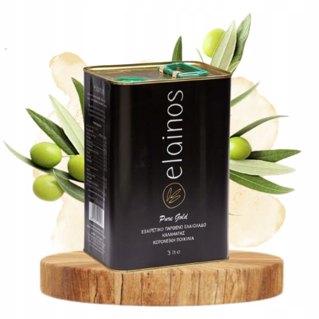 Nagradzana Grecka Oliwa z Oliwek Extra Virgin 3L Zbiór 2024/25 1 w Polsce