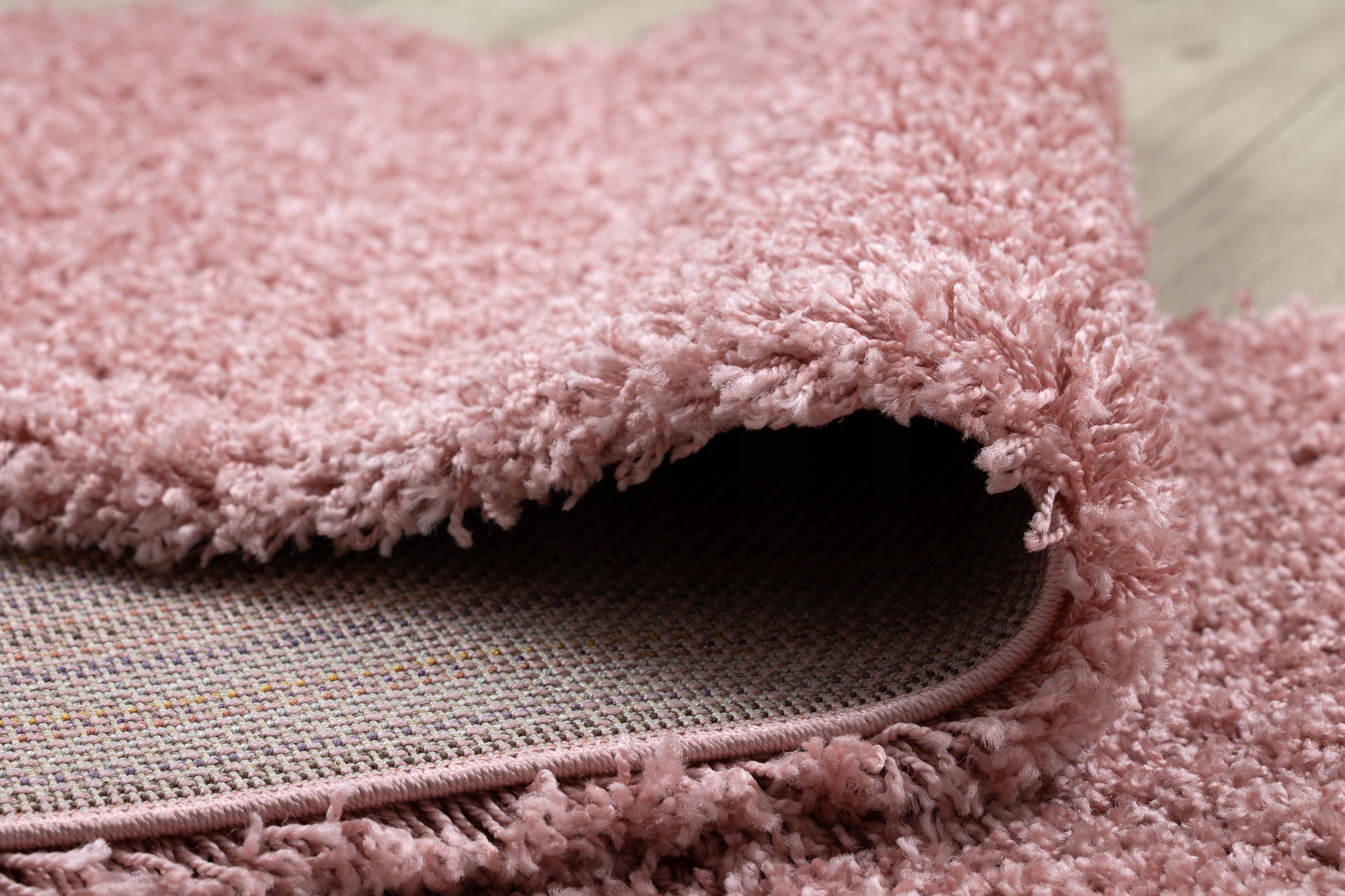 CHODNIK SOFFI shaggy 80x300 cm gruby róż #AF101 Grubość 50 mm