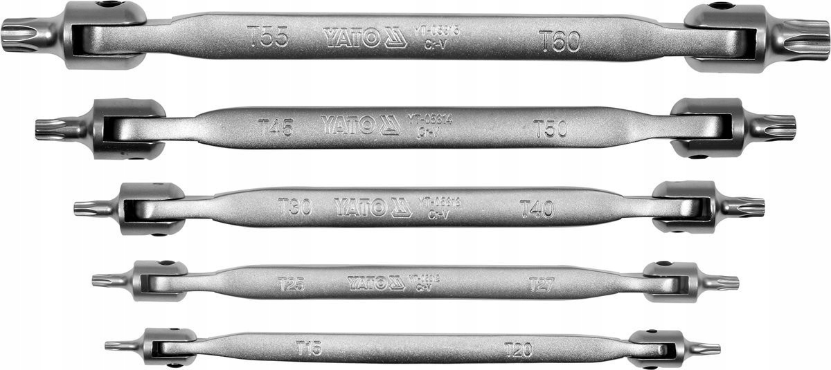 Sada Kľúčov Torx S Kĺbom Yato YT-05320