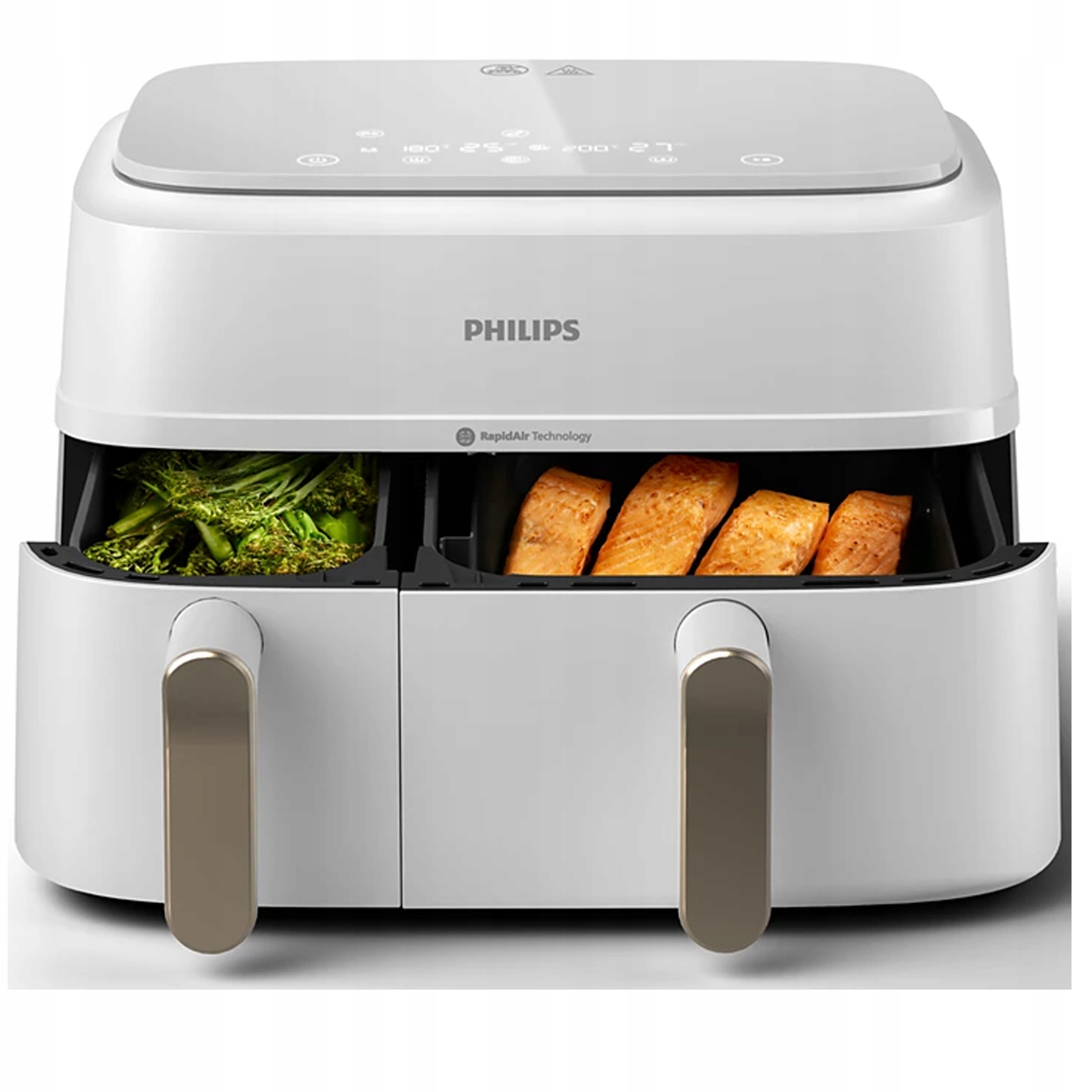 Philips NA353/10 3000 Series Dual Basket Airfryer Frytownica 2750 W
