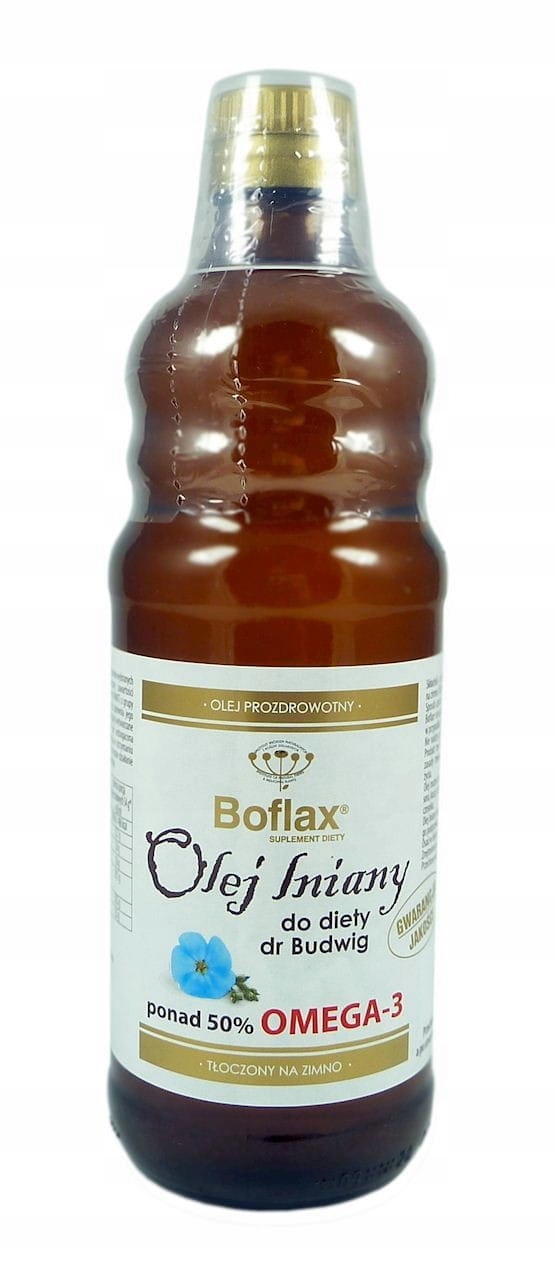 Lněný olej Boflax pro dietu Dr. Budwig 0,5L Institut WNiRZ