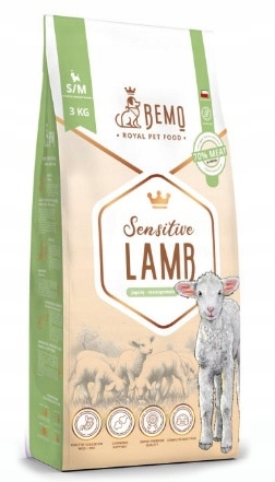 Bemo Sensitive Lamb Karma Dla Psa Małe I Średnie Rasy Jagnięcina 3kg