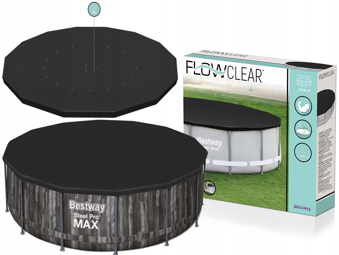 427cm Pokrywa Plandeka Folia Basen Bestway 58248