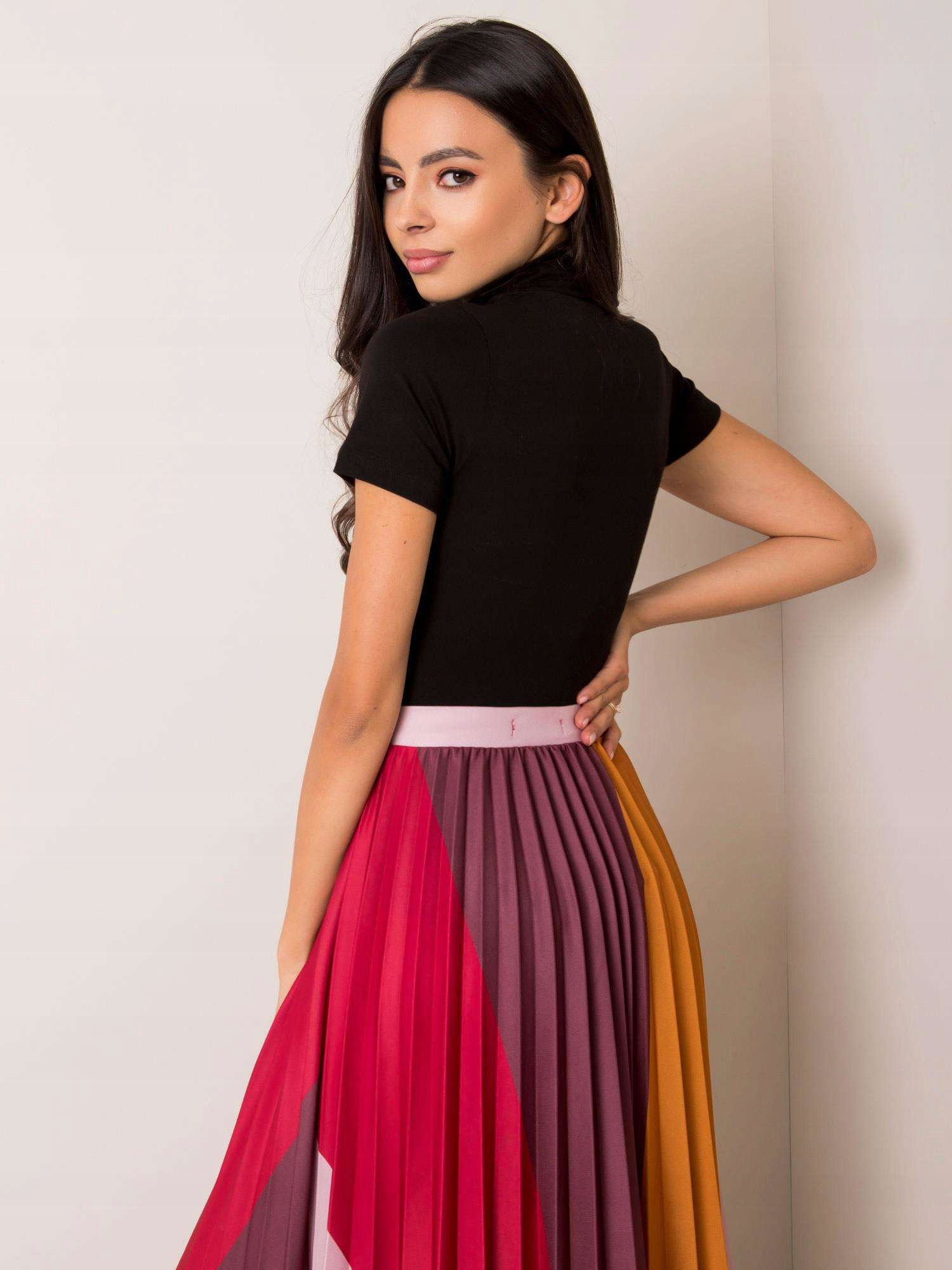 BAWEŁNIANA BODY DAMSKIE KRÓTKI RĘKAW STÓJKA - XL Rozmiar XL (42)