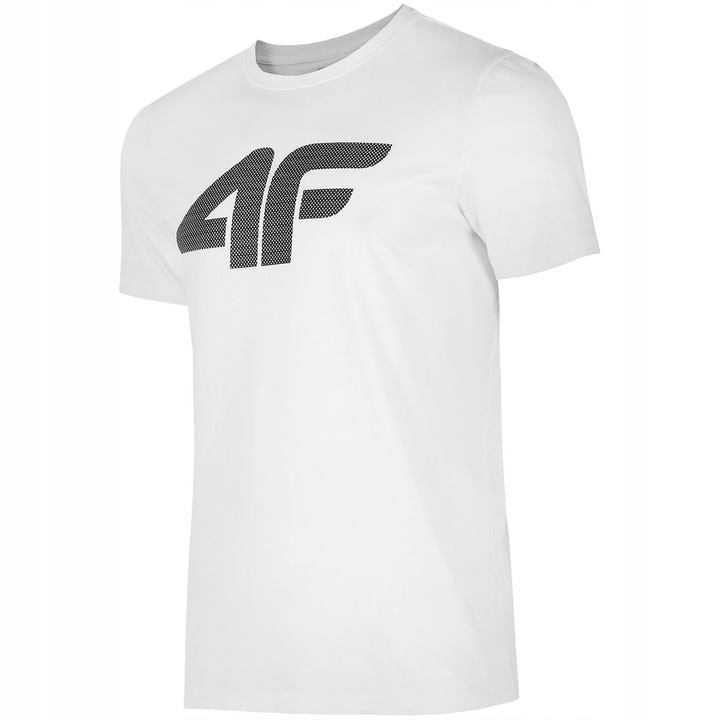 

4F Męska Koszulka Sportowa T-shirt Z Bawełny Logo
