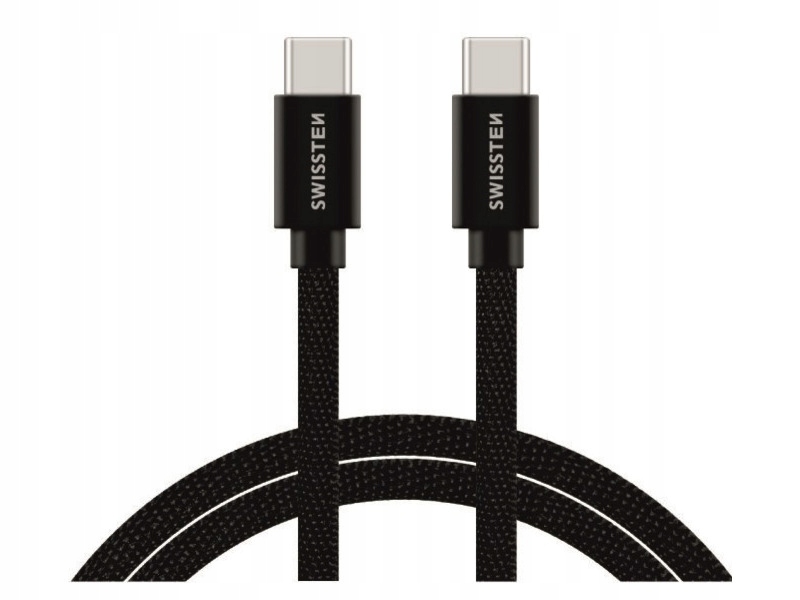 Kabel USB typ C - USB typ C Swissten 1,2 m