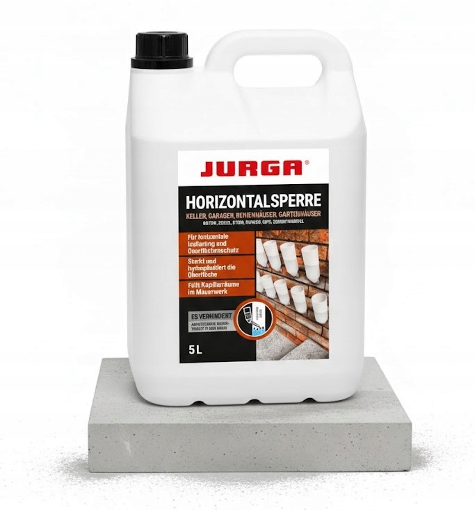 Płyn do Iniekcji Murów Horizontalsperre osuszania ścian Jurga Suchy Mur 5 L