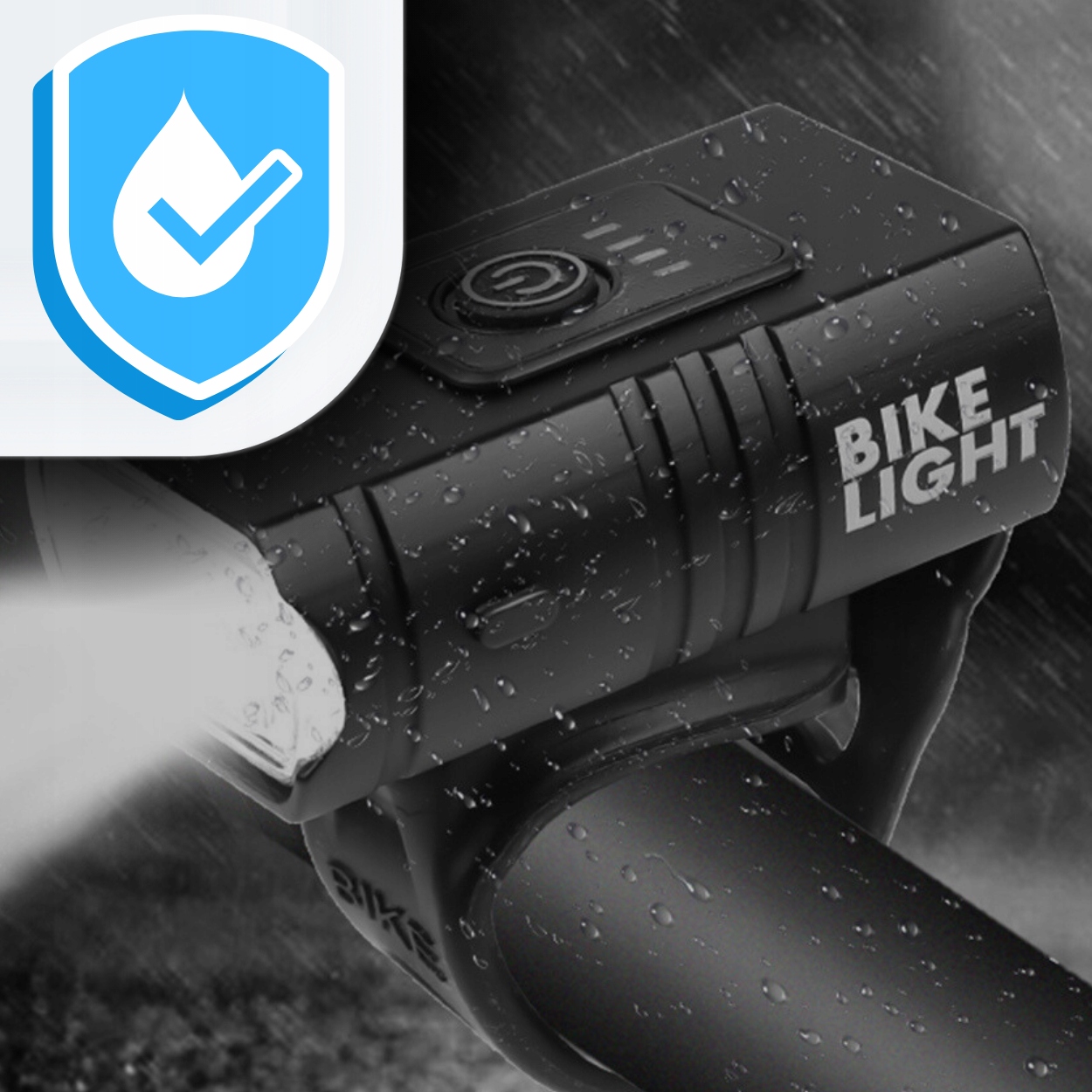 MOCNA LAMPKA ROWEROWA PRZEDNIA TYLNA LED WODOODPORNA AKUMULATOR USB ZESTAW Czas pracy 12 h