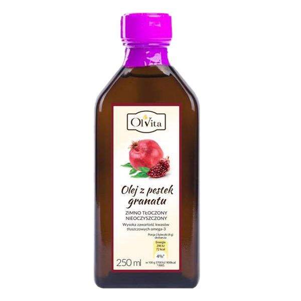 OlVita Olej ze semen granátového jablka lisovaný za studena 250 ml