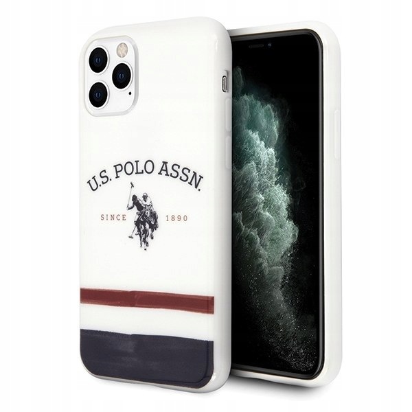 Us Polo USHCN58PCSTRB iPhone 11 Probiały/white Tricolor Pattern Collection