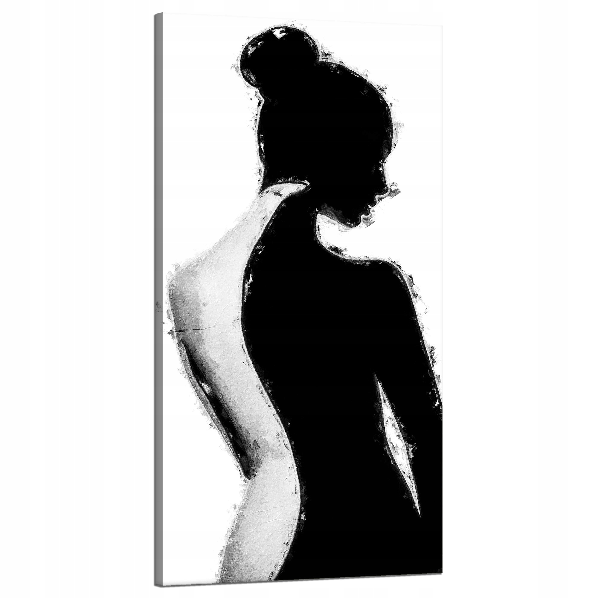 Obraz na plátně Černobílá žena Umění mimo 60 x 120 cm