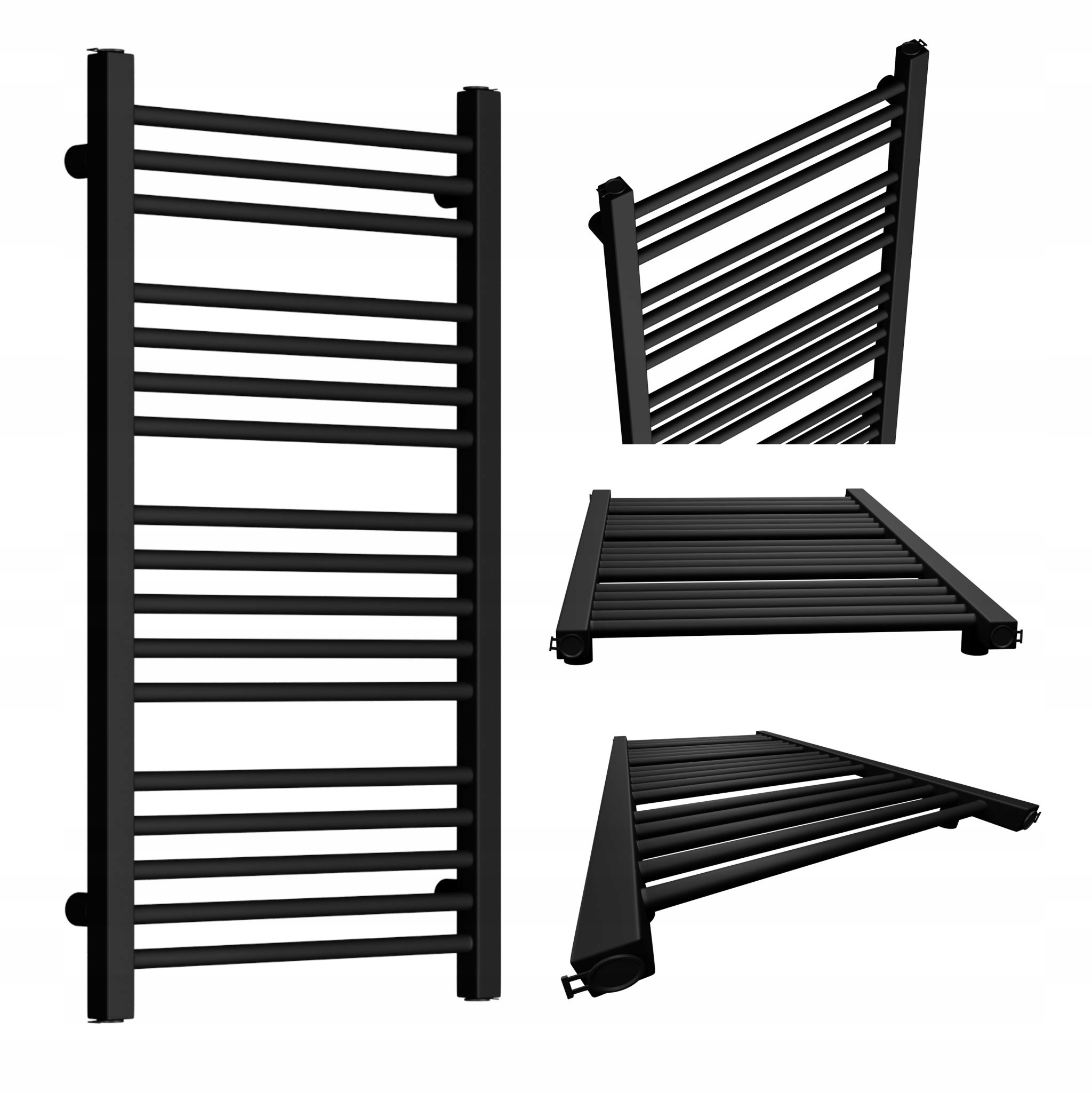 Radiátor Dave 550x1350 Černý s