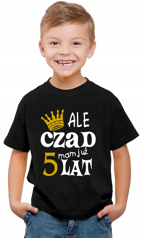 

T-shirt Koszulka urodzinowa Ale Czad Mam 5 Lat
