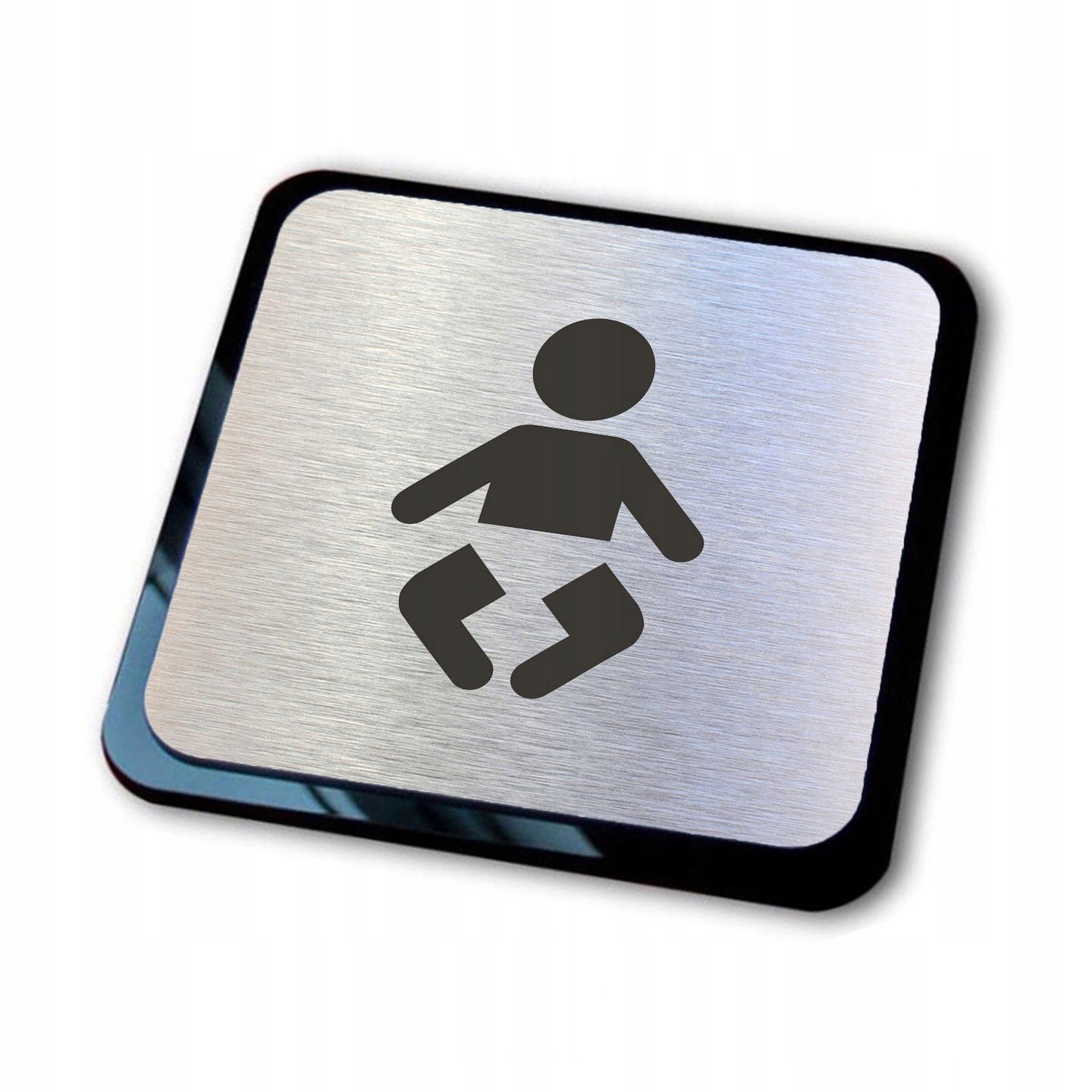 srebrna tabliczka informacyjna grawer pokój matki