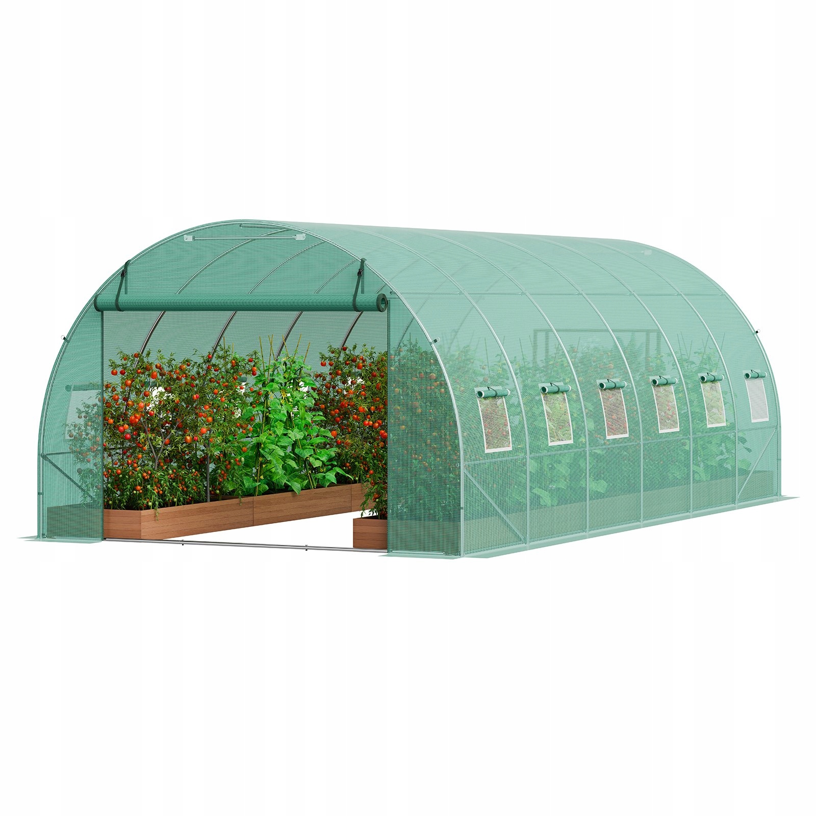 Tunel foliowy ogrodowy szklarnia 17m2 5.9x2.95x1.98 m