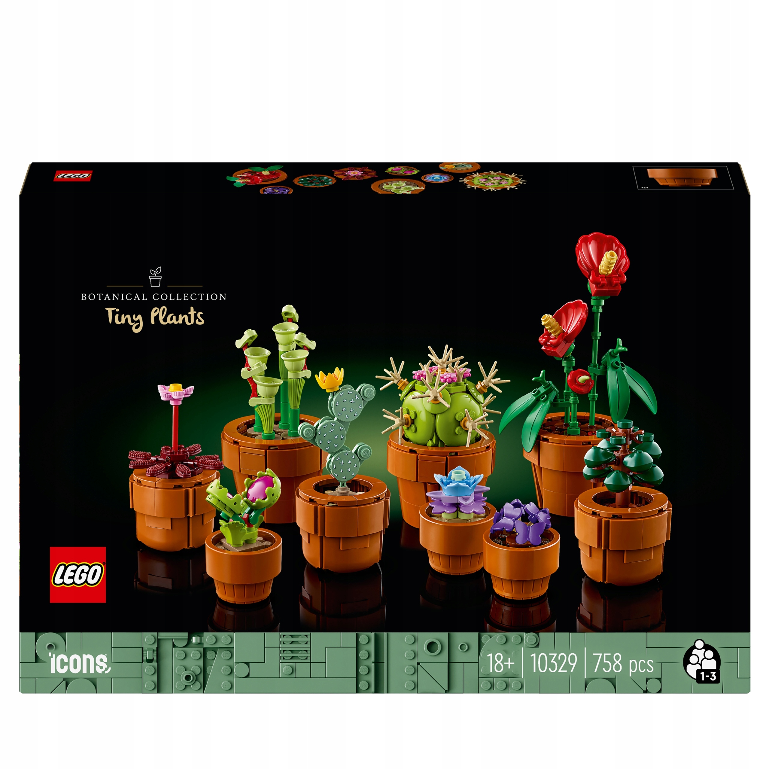Lego Icons 10329 Malé rostlinky