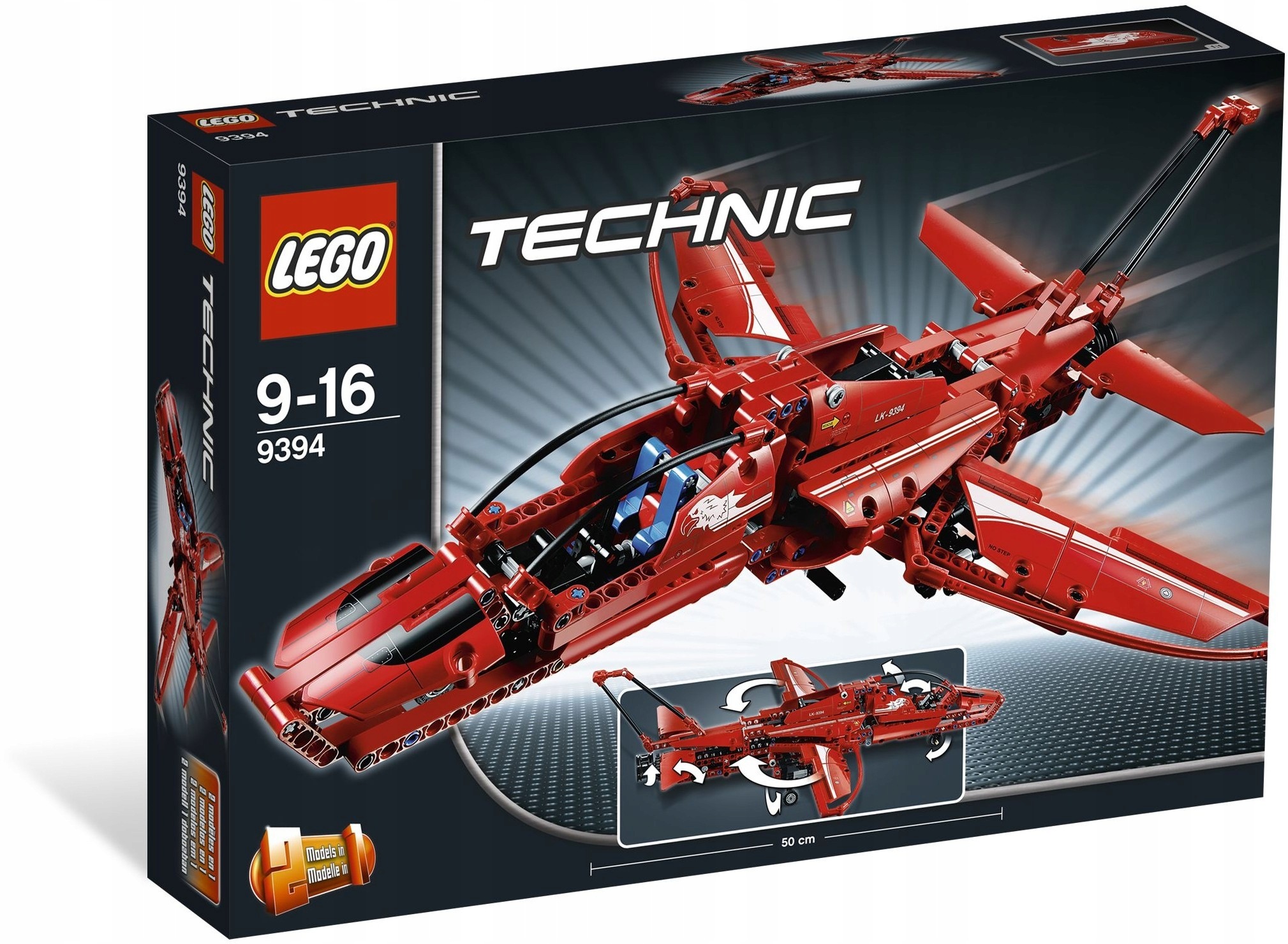 Lego Technic 9394 Odrzutowiec Nowe