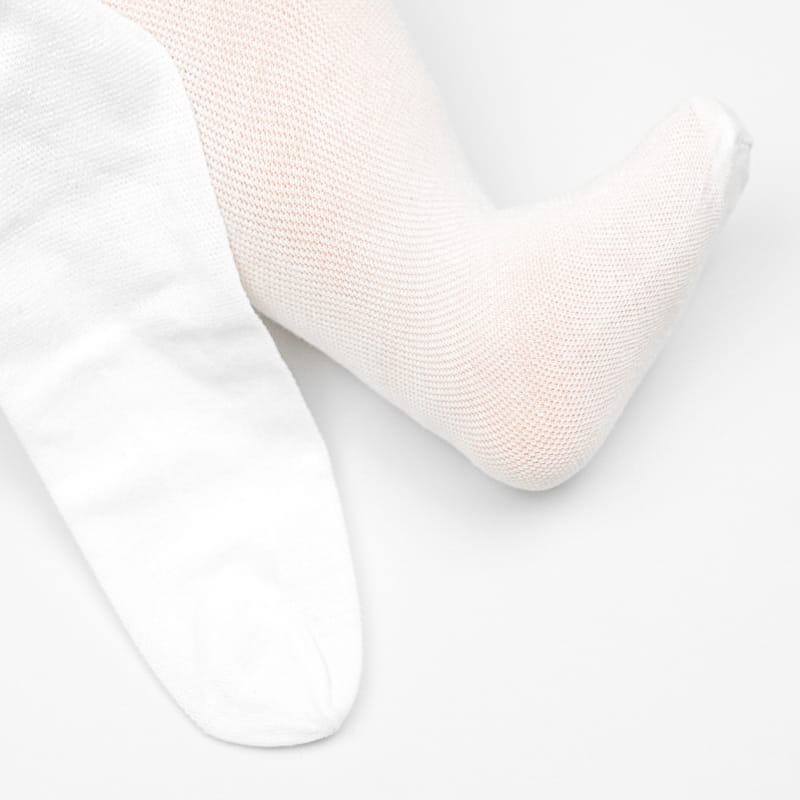 Białe rajstopy chrzest wiosna - cienka bawełna lato 62 -74 Kolor biały