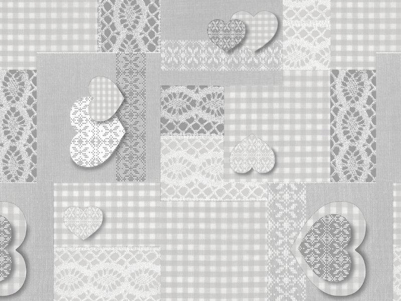 

Cerata Obrus Ceratowy Szary Serca 100x140 cm