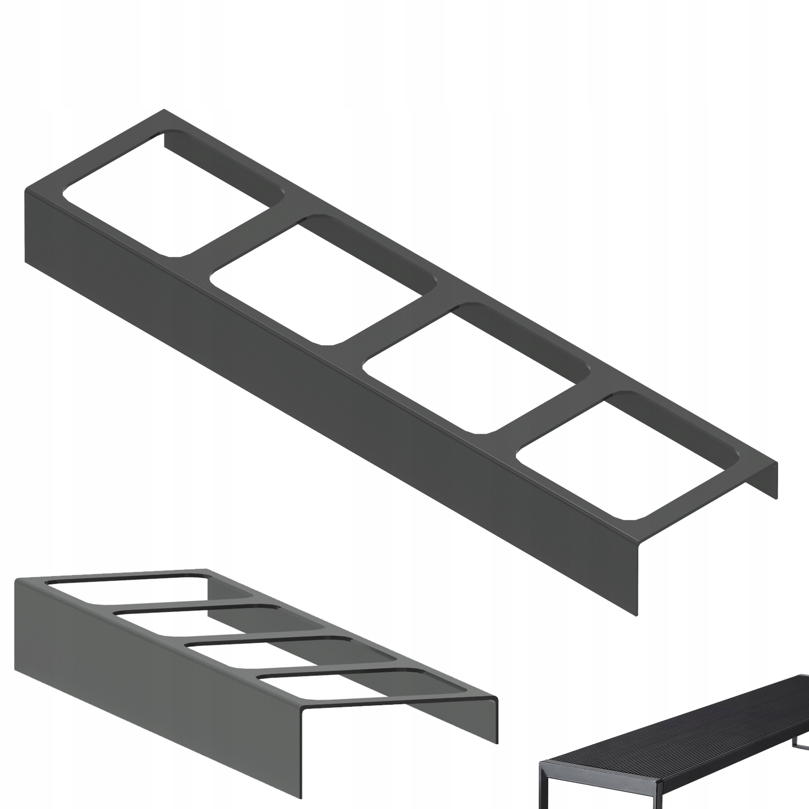 Stínidlo na lampu mj. Wrgb II Slim 60 60x13 cm Kryt akvarijní clony
