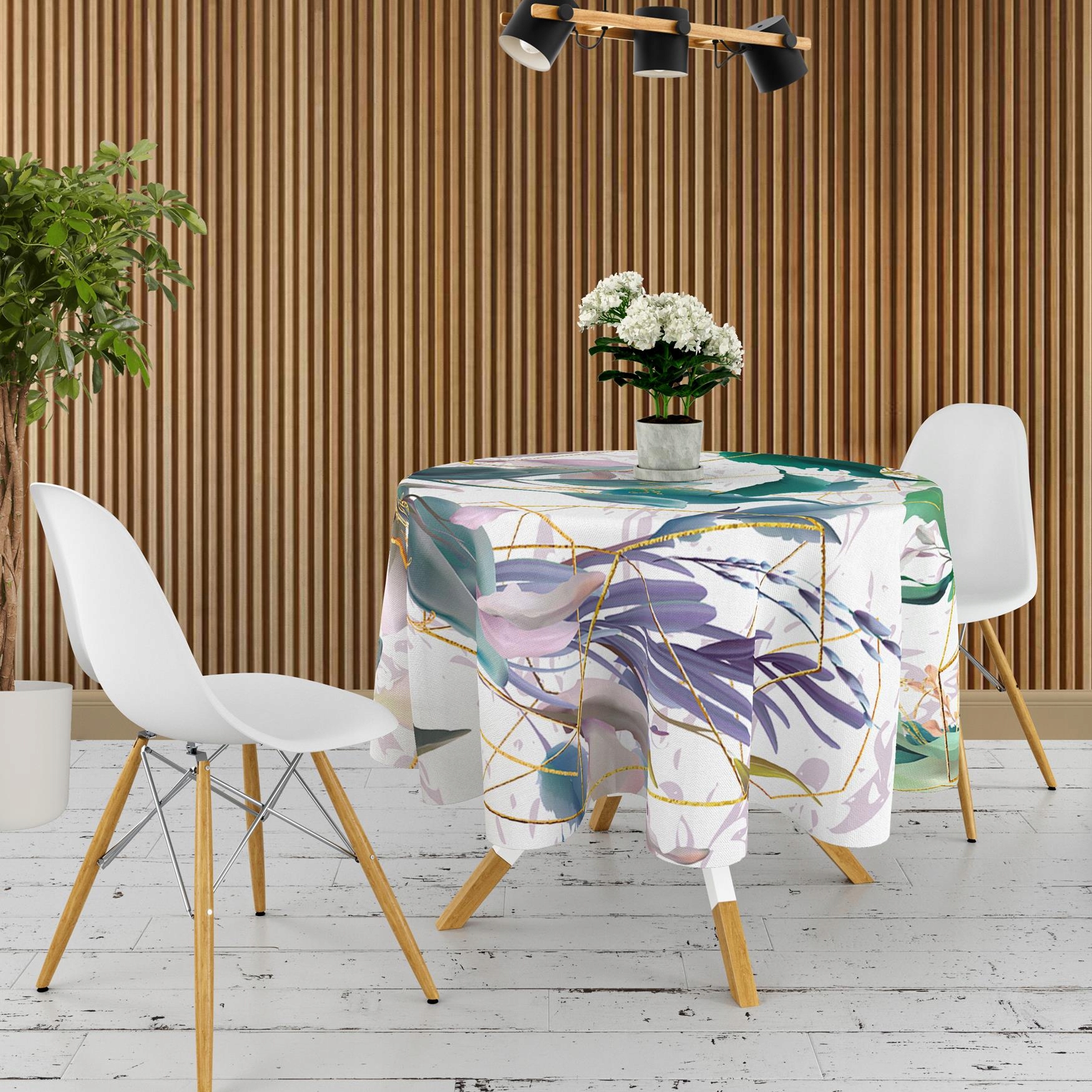 OBRUS OKRĄGŁY NA STÓŁ DEKORACYJNY 140 WZÓR KOŁO 109 Stan opakowania oryginalne