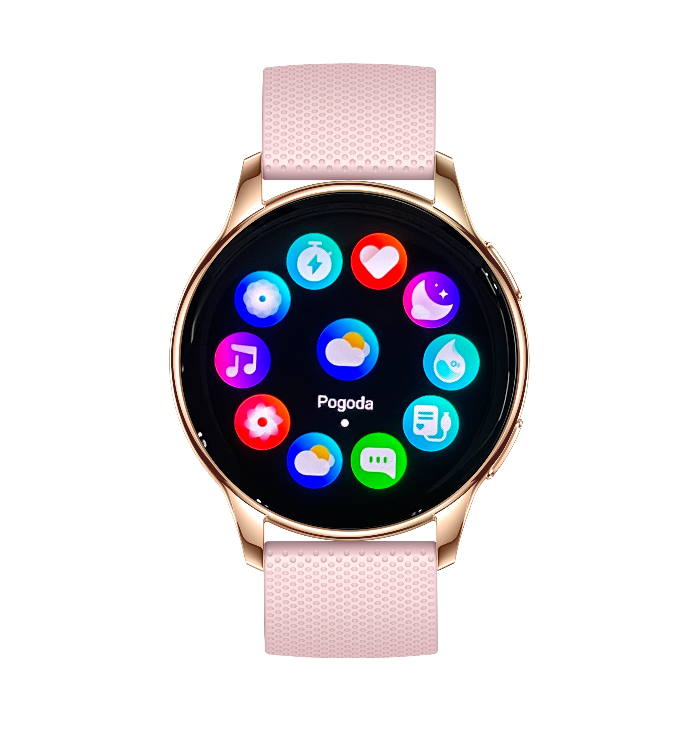 SMARTWATCH ZEGAREK DAMSKI ELEGANCKI ROZMOWY CIŚNIENIE MENU Polskie AMOLED Kompatybilność systemowa Android iOS Windows Phone