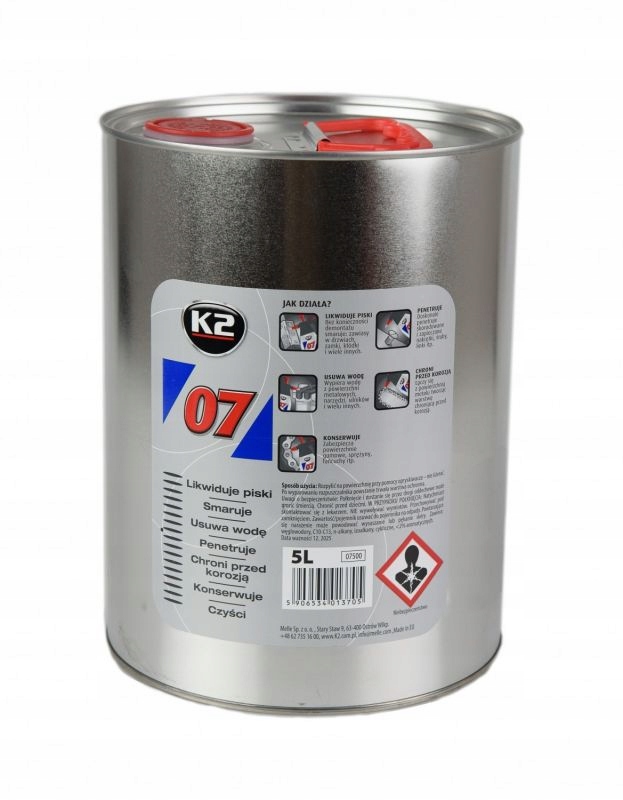 K2 07 Odhrdzovač Viacúčelový Prípravok 5 L