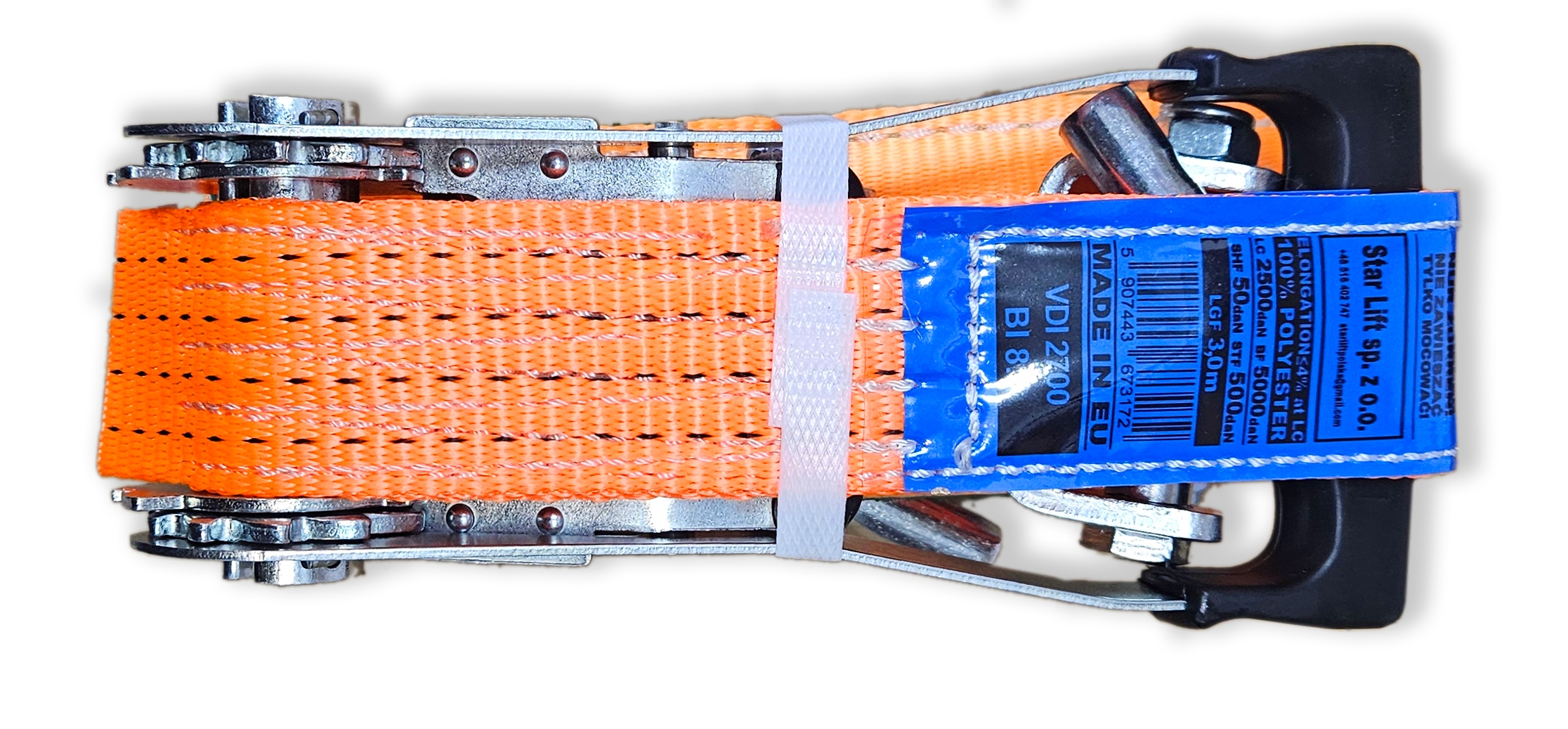 Přepravní pásy autopřepravník vdi 2700 3 m 50 mm, otočné háky